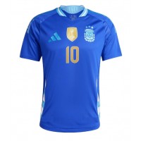 Maglia Calcio Argentina Lionel Messi #10 Seconda Divisa Copa America 2024 Manica Corta